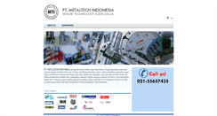 Desktop Screenshot of metaltechindonesia.com